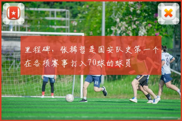 里程碑，张稀哲是国安队史第一个在各项赛事打入70球的球员